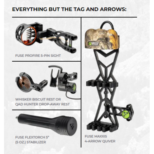 HOYT Compound Bow Torrex Hunting RTS Kit SOLID*